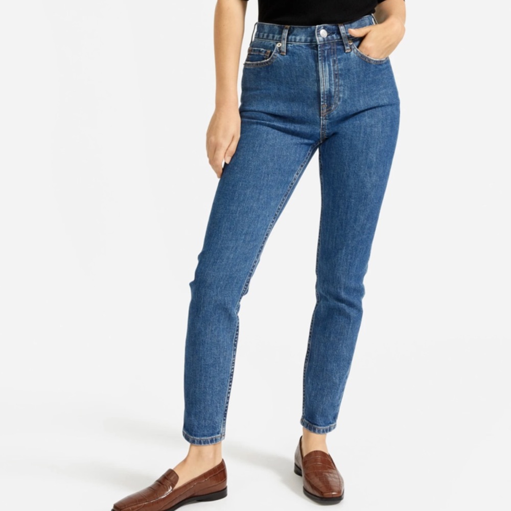Everlane High Rise Skinny Ankle jean ⭐️